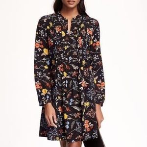Floral LS Swing Dress